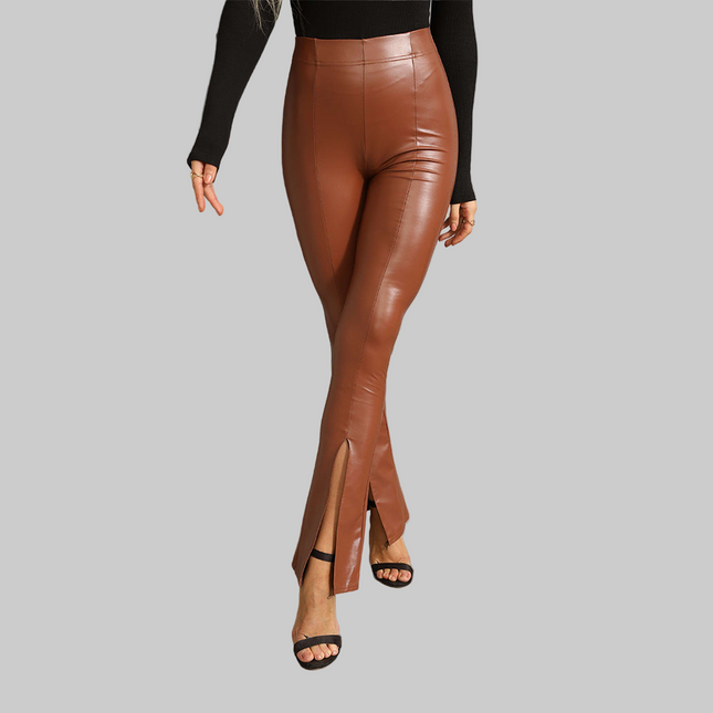 High-waisted Stretch Bell Bottoms Children's Split Pants