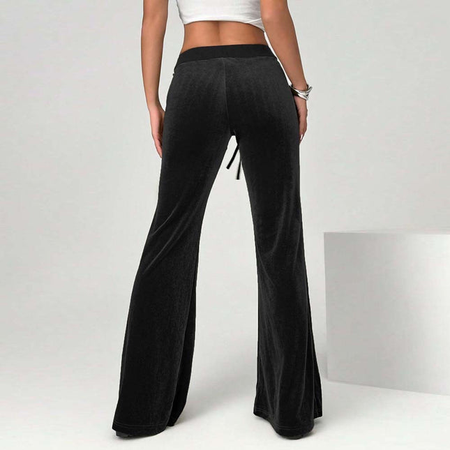 Casual Pants Slimming Wide Leg Trousers
