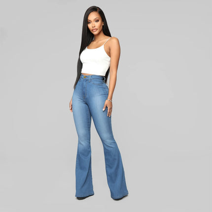 Classic High Waist Slim Denim