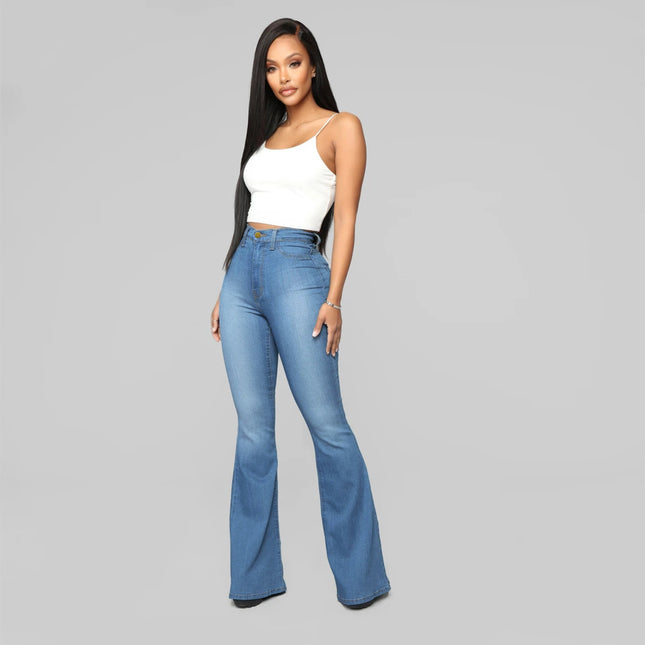 Classic High Waist Slim Denim