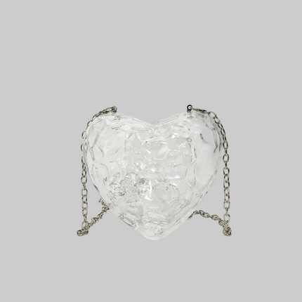 Shiny Hartvormige Schoudertas