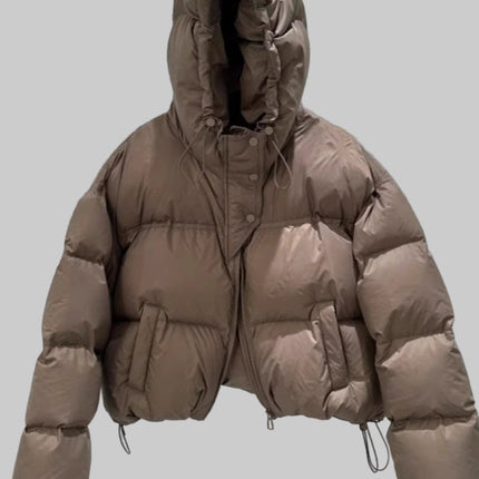 Korte Gewatteerde Dames Winterjas