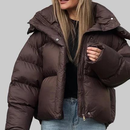 Dames Gewatteerde Korte Jas 2025