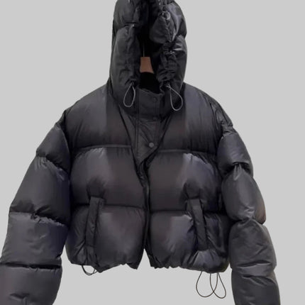 Korte Gewatteerde Dames Winterjas