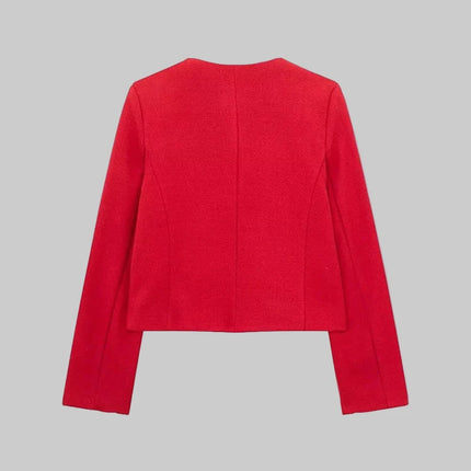 Dames Cropped Streetwear Voorjaarsjas