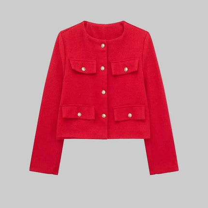 Dames Cropped Streetwear Voorjaarsjas