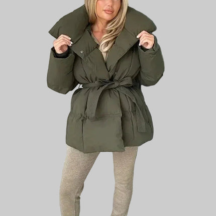 Dames Gewatteerde Korte Jas 2025