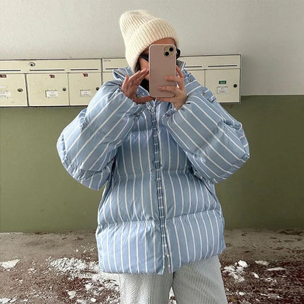 Elegant Cotton-padded Hoody Jacket Women Thicken Lace Up Full Sleeve Button Pockets Jackets Female 2025 Warm Winter Outwear