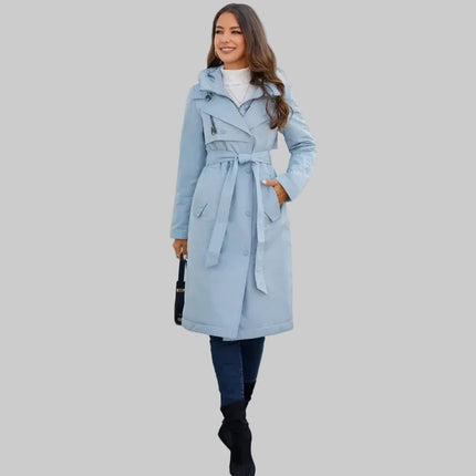 Dames Lange Parka Jas voor Voorjaar & Najaar | Licht & Stijlvol – Leona Fashion