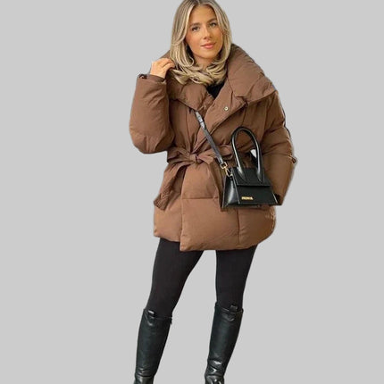 Dames Gewatteerde Korte Jas 2025
