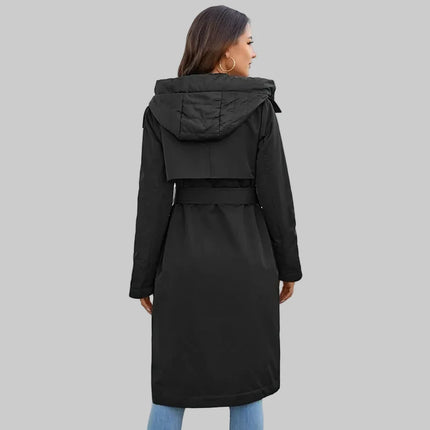 Dames Lange Parka Jas voor Voorjaar & Najaar | Licht & Stijlvol – Leona Fashion