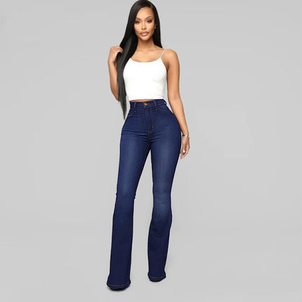 Classic High Waist Slim Denim